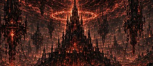 Arte conceitual da Era do Inferno